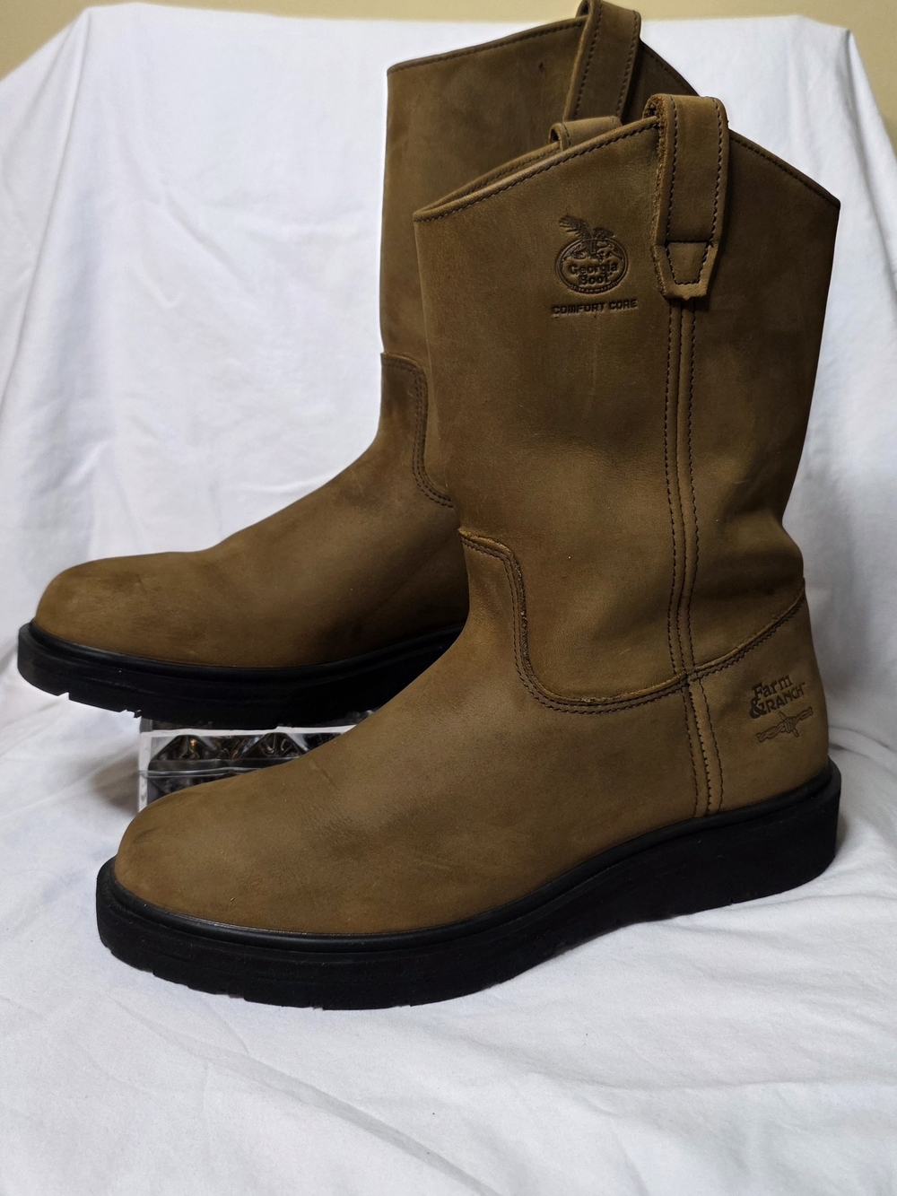 Georgia Boot Farm and Ranch Pull On Work Boot Sz 10